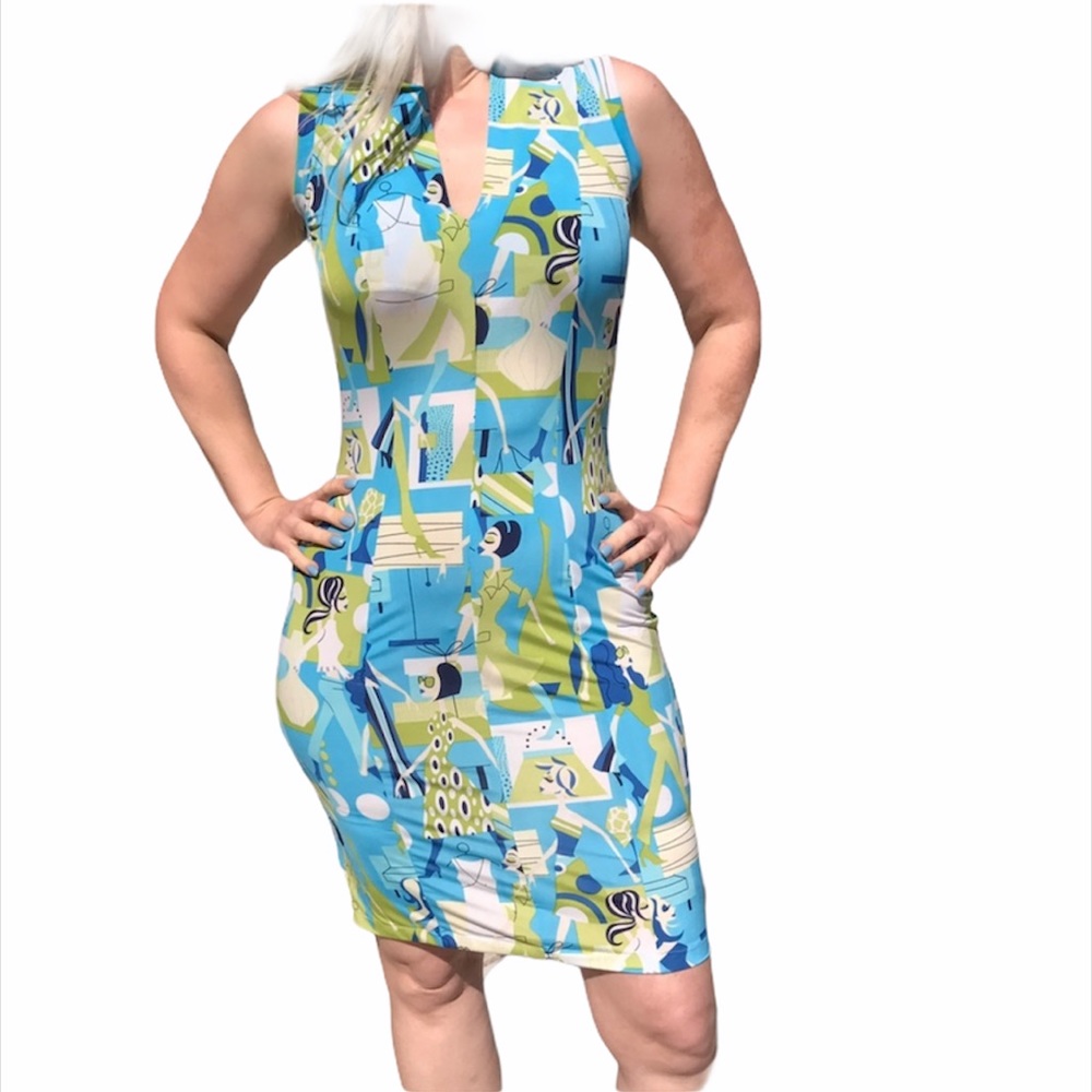 Tailor Made Sleeveless Dress Size M